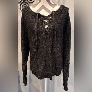 NWOT chunky corset-oversized sweater
